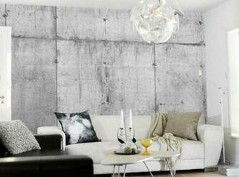 Concrete Wallpaper For An Original Industrial Look By Tom Haga