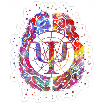 Amazon Stickers Psychology Symbol And Brain Pcs Pack Car