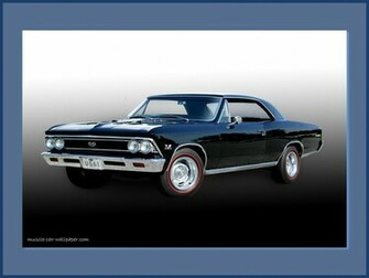 Chevelle Ss Wallpaper Black Coupe