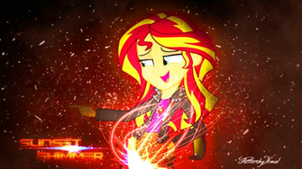 Sunset Shimmer Wallpaper By Fluttershyikmal