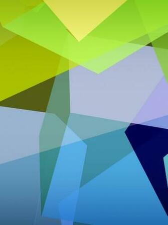 Abstract Geometric Colored Shapes iPad Wallpaper