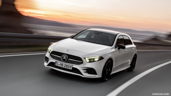 Mercedes Benz A Class Color Digital White Pearl Front
