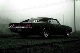 Wallpaper Dodge Charger R T Black Mouskouri