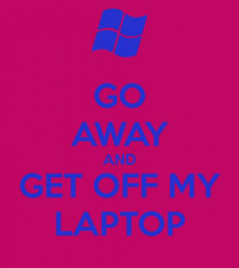 Free download Get off my Computer by EgglyBagelface [1131x707] for your