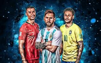 Lionel Messi Action Shots Wallpaper Cart