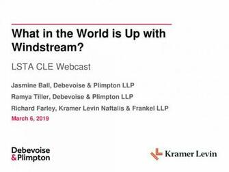 What In The World Is Up With Windstream Presentation Lsta