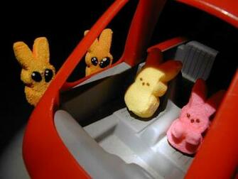Close Encounters Marshmallow Peeps Wallpaper