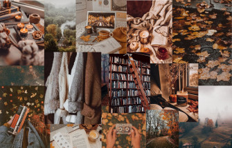 Fall Collage Wallpaper Desktop Cute