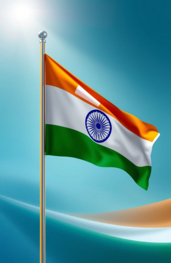Indian National Flag Wallpaper 3d