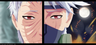 Naruto Kakashi And Obito By Stingcunha