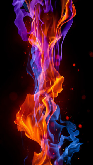 iPhone Fire Wallpaper On