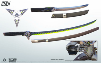 Genji Overwatch Close Look At Model By Plank