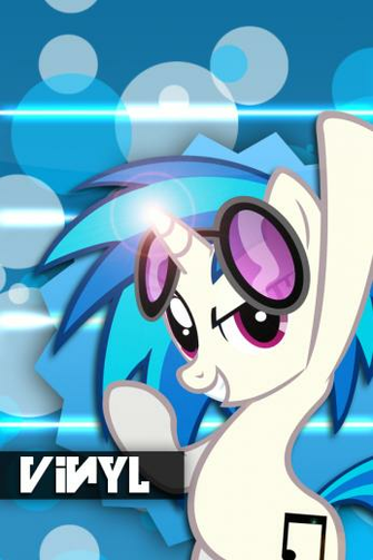 Vinyl Scratch Wallpaper Ipod Touch Gen Request By Cr4zyppl On