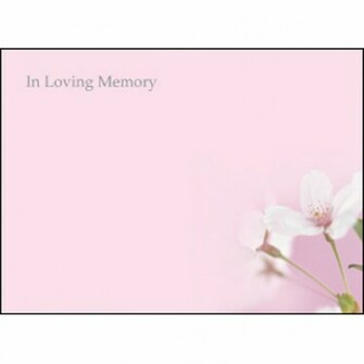 Memorial Flowers Background In Loving Memory White Flower