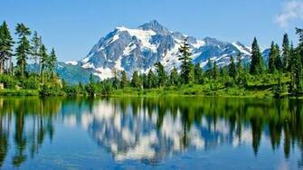 Mount Shuksan Glaciated Massif North Cascades National Park UHD