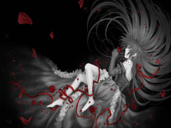 Dark Anime Girl Wallpaper