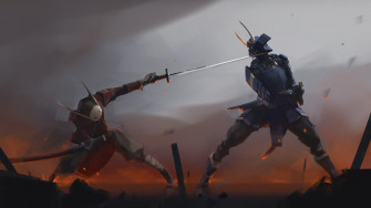 Armor Sword Fight Warrior Katana Fantasy Samurai HD Wallpaper By