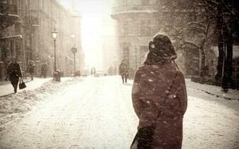 Winter In The City Wallpaper