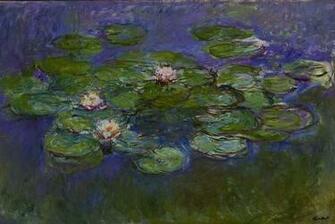 Monet Water Lilies Wallpaper Claude W