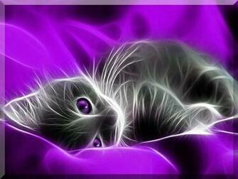 Fractal Kitten Wallpaper Screensaver Pre Id