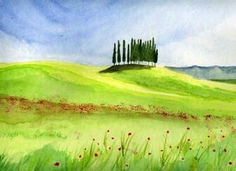 Italian Countryside Wallpaper