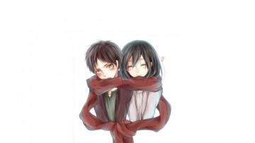 Anime Attack On Titan Eren Yeager Mikasa Ackerman 1080p