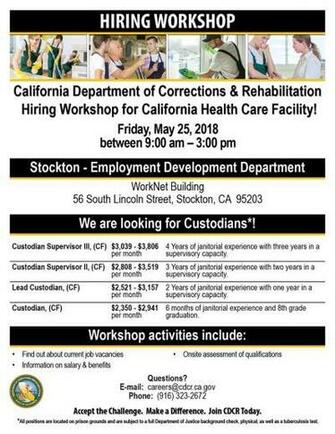 Cdcr Careers Join At Our Hiring Workshop For