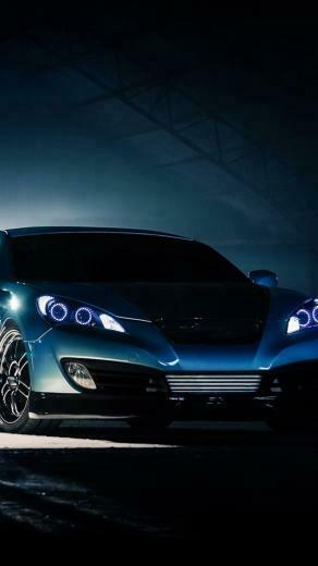 Wallpaper Hyundai Genesis Coupe Blue Car HD Picture Image