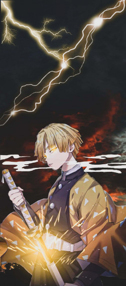 Zenitsu Phone Wallpaper