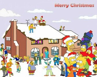 The Simpsons Wallpaper Christmas
