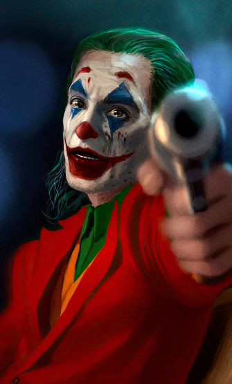 Joker With Gun 4k iPhone HD Wallpaper Image
