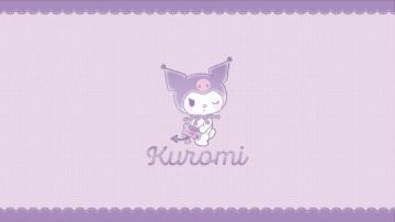 Be Positive Kuromi Desktop Wallpaper