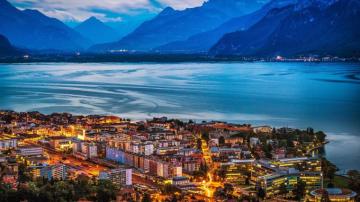 Wallpaper 4k Vevey Switzerland