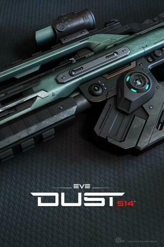 Gallente Assault Rifle Wallpaper Dust
