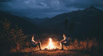 Campfire Landscape Vibes Camping 1080p Wallpaper HDwallpaper