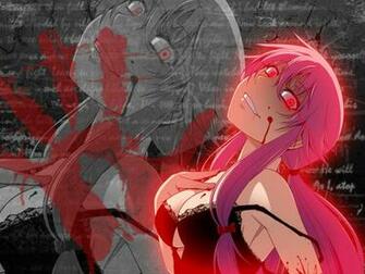 Bloody Yuno Mirai Nikki Wallpaper By Xxxcheekycandyxxx