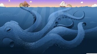 Kraken HD Wallpaper Res Desktopas