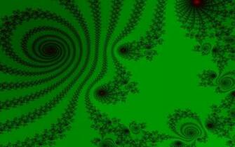 Green Vortex Wallpaper