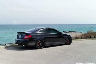 Amg Black C63 Coupe Mercedes Tuning Wallpaper