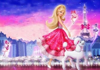 Wallpaper Coloring S Cartoon Cake Princess Logo Barbie Doll
