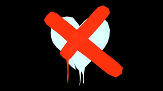 Love Is Dead Low Poly Wallpaper I Made For Myself Inverted Colors