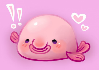 Blobfish By Creepygameartistxd Drawn Fish Drawings