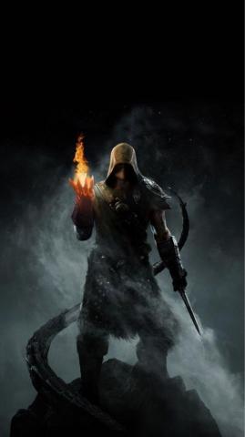 Skyrim Mage iPhone Art Elder Scrolls V
