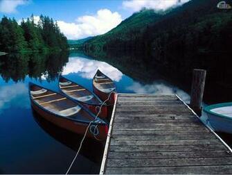 Related Wallpaper Nature Lake And Waterfall Boat Dock This