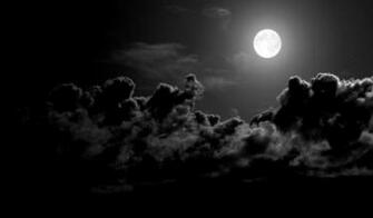 Wallpaper HD 1080p Black And White Moon Bronze