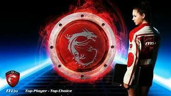 Girl Dragon Logo Msi Brand T5 HD Wallpaper