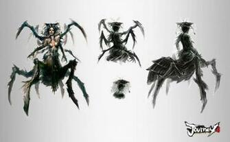 Elise The Spider Queen Wallpaper Concept By