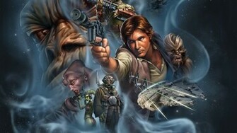 Solo Chewbacca Science Fiction Artwork Destroyer Jabba Wallpaper