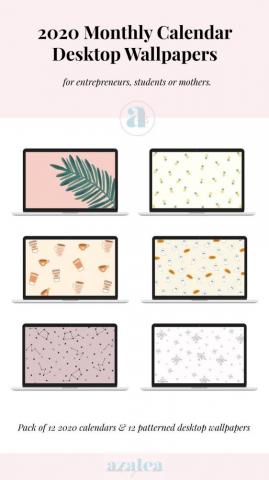 Monthly Desktop Calendars Wallpaper Instant