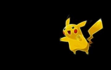 Wallpaper Yellow Tail Pikachu Ears Pokemon